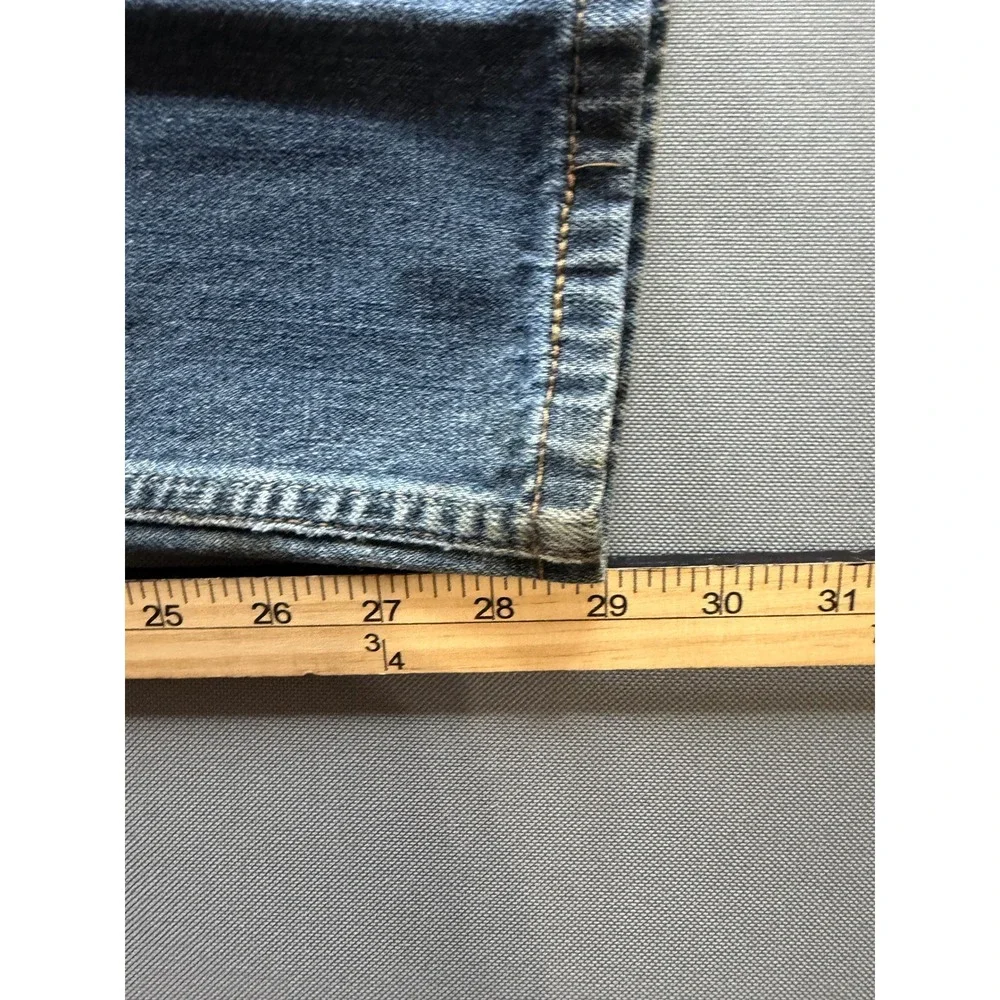 Levi's Vintage 514 Slim Straight Jeans Mens Blue Medium Wash 35x29